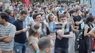 Protest protiv nasilja na Pravnom